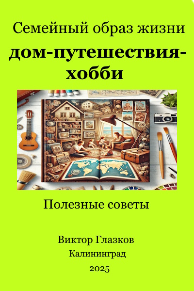 Семейный образ жизни:дом,путешествия и хобби