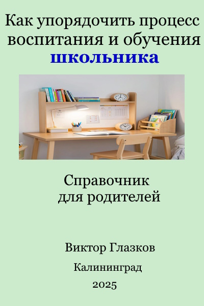 Как упорядочить процесс воспитания и обучения школьника